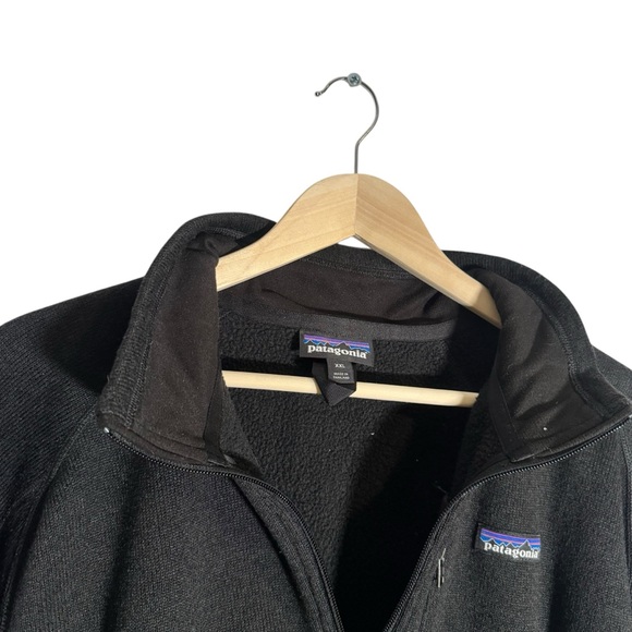 Patagonia Men's Better Sweater Quarter Zip Fleece Jacket Outdoor Black Size XXL - Picture 5 of 5